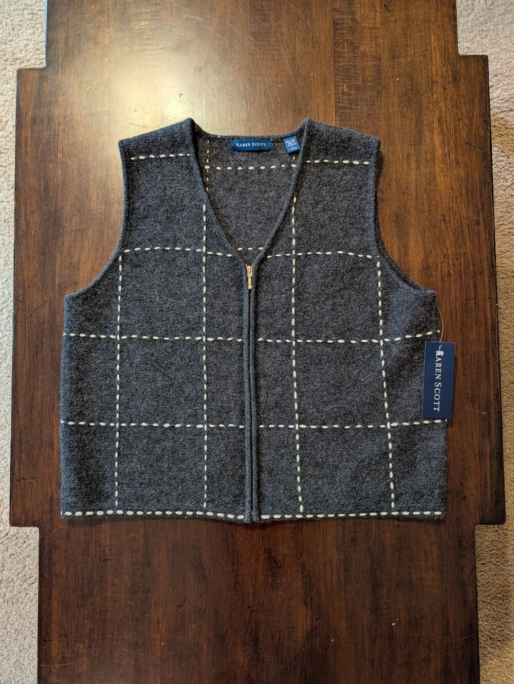 Karen Scott Vintage Wool Sweater Vest